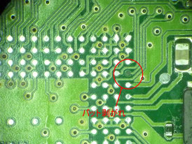 車　コンピュータ基板　半田除去後１