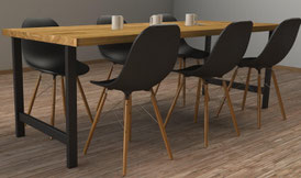 Pied de table rectangulaire pour cuisine à prix équitable Pied de table rectangulaire pour cuisine à prix équitable