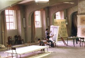 Il vecchio laboratorio presso il Teatro della Divina Provvidenza, Firenze