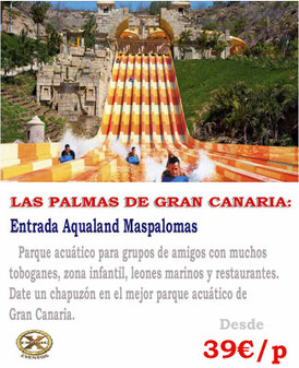 entradas de grupo Aqualand Maspalomas