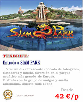 entradas al Siam Park de Tenerife