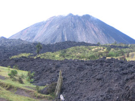 Pacaya-vulkaan-lava-as-Guatemala