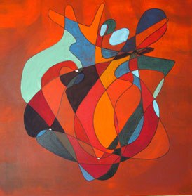 Acryl auf Leinwand, 80cm x 80cm