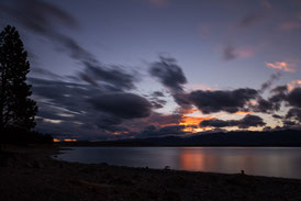 Sonnenuntergang am "Lake Pukaki"