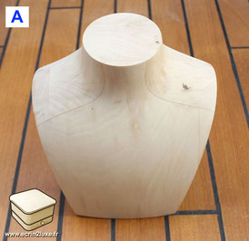 buste atelier bois massif Joaillerie bijoux