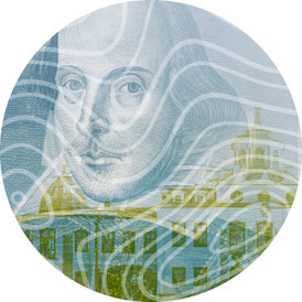 Bildkombination: Shakespeare – wikipedia.org; Weimar – Pixabay / lapping