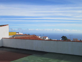 Skyline dalla tezzazza di La Palma Hostel