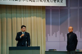 大阪実行委員会の杉本さん(左)と稲田会長(右)