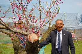 今年の春、視察に訪れた木村秋則氏