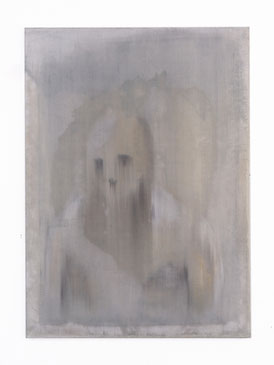 "Gespenstchen oder NER - the Unman", 60x85cm, Mischtechnik auf Leinwand, 2020
