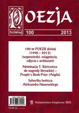 Prosa / Literaturzeichtschrift "POESIE heute" Nr.100, Jubiläumsausgabe / IBiS, Warschau 2013