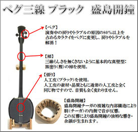 三線本体の仕様の画像