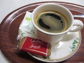 おまけ付きのコーヒー