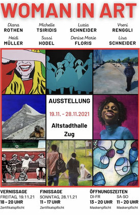 Woman in Art, Altstadthalle Zug, 2021