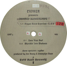 洋楽 DOOM SUPPORTERS EP - Cold Rush Records 洋楽 DOOM SUPPORTERS