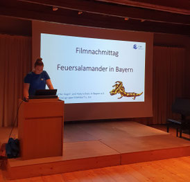Einführung zum Film über den Feuersalamander © Leah Reiter