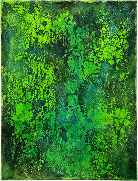 "Back to Paradiese" 2024     160 x 120 Acrylfarbe mit Sand und Pigment auf Leinwand