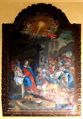 Adoration des mages par Pierre Paul SEVIN (1690)