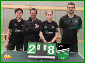 Von links: Henri, André, Klaudia u.Patrick