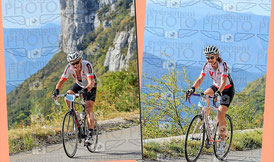 Annie et Gilbert dans le superbe col du Rousset.......