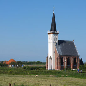 Die Kirche von Den Hoorn auf Texel