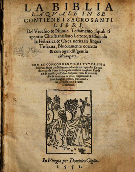 Brucioli Bible 1551