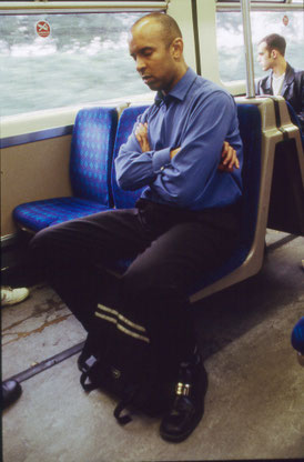 Sleeper, 1998 Tirage argentique contrecollé 20/30 cm & slide projection 