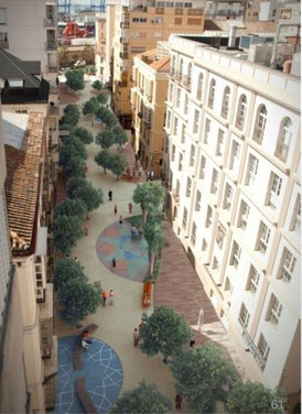 En pleno corazón del SOHO de Málaga