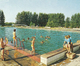 Gadebuscher Schwimmbad (Ansichtskarte ca. 1975)