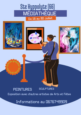 artiste peintre de arts et fêtes Bernard Legros