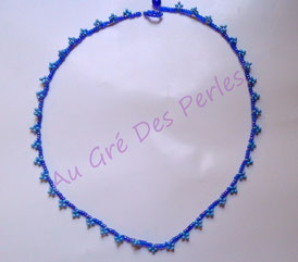 Ras de cou : perles de rocailles  