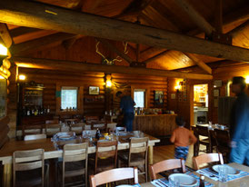 De ontbijtkamer in Shadow Lake lodge