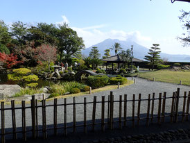 鹿児島　観光　仙厳園　両棒餅　菜ちゃんのページ