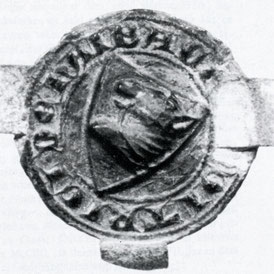Das Wappen Dietrichs von Haibach 1334