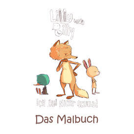 Malbuch, Ausmalbuch, Lilly und Billy