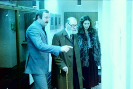 Manfred Kopriva (li.), zusammen mit Prof. Leopold Hauer  in den 70er-Jahren. Foto WaPA