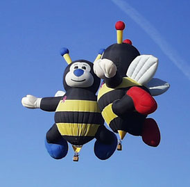The Bumble Bee Noveltly Balloons are Lots of Fun