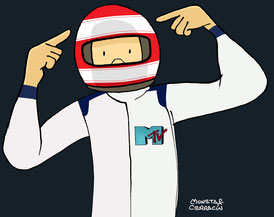 Roland Ratzenberger by Muneta & Cerracín