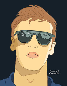 Daniil Kvyat by Muneta & Cerracín