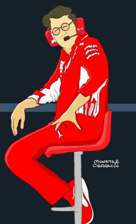 Mattia Binotto by Muneta & Cerracín