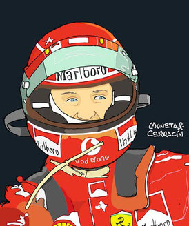 Michael Schumacher by Muneta & Cerracín