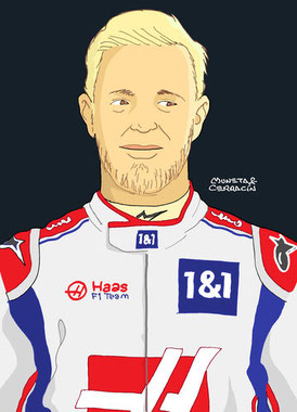 Kevin Magnussen by Muneta & Cerracín