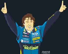 Fernando Alonso by Muneta & Cerracín