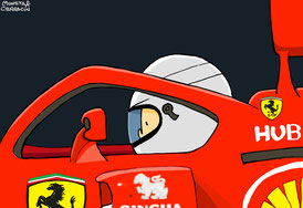 Sebastián Vettel by Muneta & Cerracín