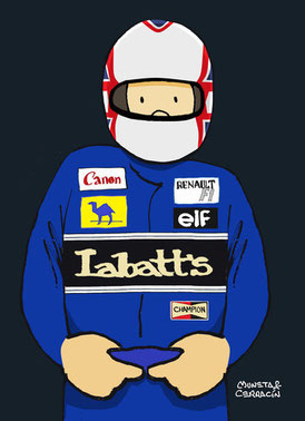 Nigel Mansell by Muneta & Cerracín