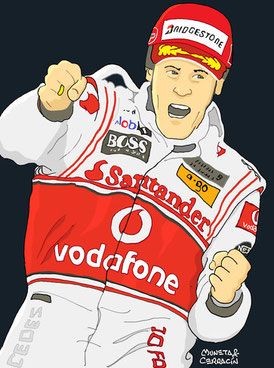 Fernando Alonso by Muneta & Cerracín