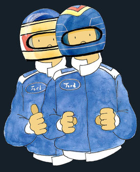 Karl Wendlinger y HH Frentzen by Muneta & Cerracín