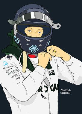 Nico Rosberg by Muneta & Cerracín