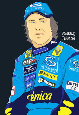 Fernando Alonso by Muneta & Cerracín