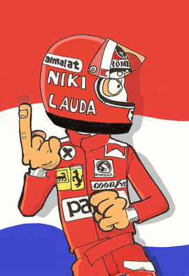 Niki Lauda by Muneta & Cerracín